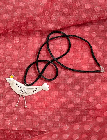 Halsband "Bird" i silver - silver