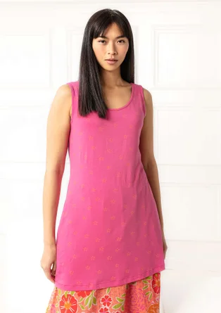 "Galilei"-trikootoppi lyocellia ja elastaania - tumma pioni