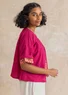 Geweven blouse "Vendela" van biologisch katoen (cyclaam L)