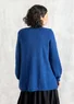Strickjacke aus Alpakawollgemisch (indigoblaut-melange XS)