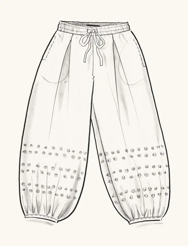 Pantalon « Buij » en coton biologique - tagetes
