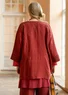 “Andante” indoor jacket in linen (red curry M)