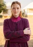 Long gilet "Dawn" en ramie/coton recyclé (raisin S)