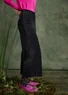 Velours broek "Orsa" van biologisch katoen/gerecycled polyester (zwart XL)