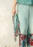 Scarf "Kirana" i ekologisk bomull (celadon En storlek )