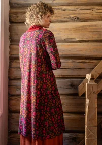 Trikotkjole «Rosebay» i lyocell/elastan - aubergine