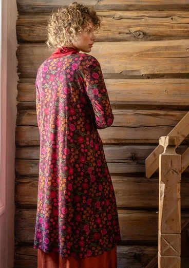 Trikotkjole «Rosebay» i lyocell/elastan - aubergine