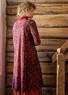 Trikotkjole «Rosebay» i lyocell/elastan (aubergine S)