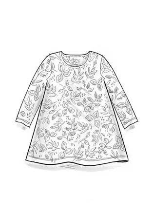 Jerseyshirt „Ophelia“ aus Bio-Baumwolle/Modal - eichel-gemustert