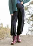 Gemusterte Hose „Lambadi“ aus Lyocell/Elasthan (schwarz L)