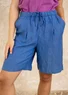 Vevd shorts i lin (lupin S)