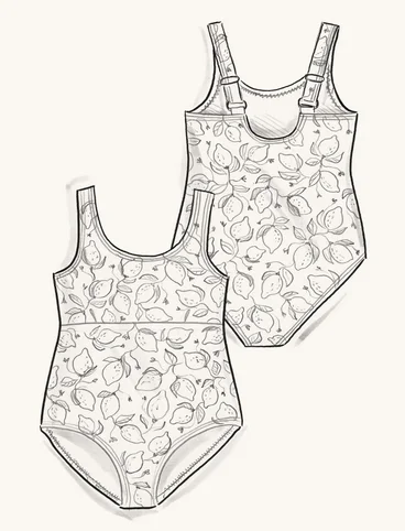 “Luisa” swimsuit in nylon/spandex - krsbrsblom