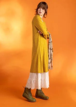 Jerseykleid „Luna“ aus Lyocell/Elasthan - rapsfeld-gemustert