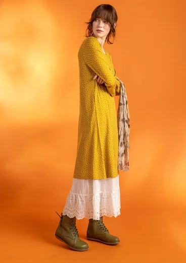 Jerseykleid „Luna“ aus Lyocell/Elasthan - rapsfeld-gemustert