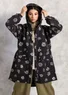 Parka „Fiona“ aus Recycling-Polyamid-Gewebe (schwarz-gemustert M)