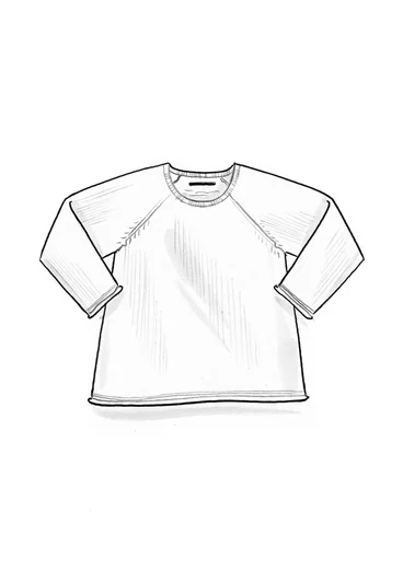 Pull en coton biologique/lyocell - noir