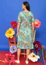 “Ingrid” cotton/modal jersey dress (light oriental green L)