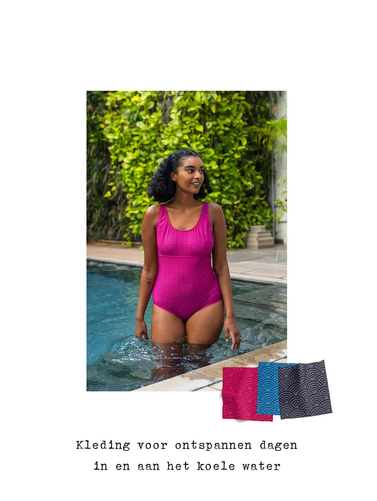 “Bow” swimsuit in polyamide/spandex
