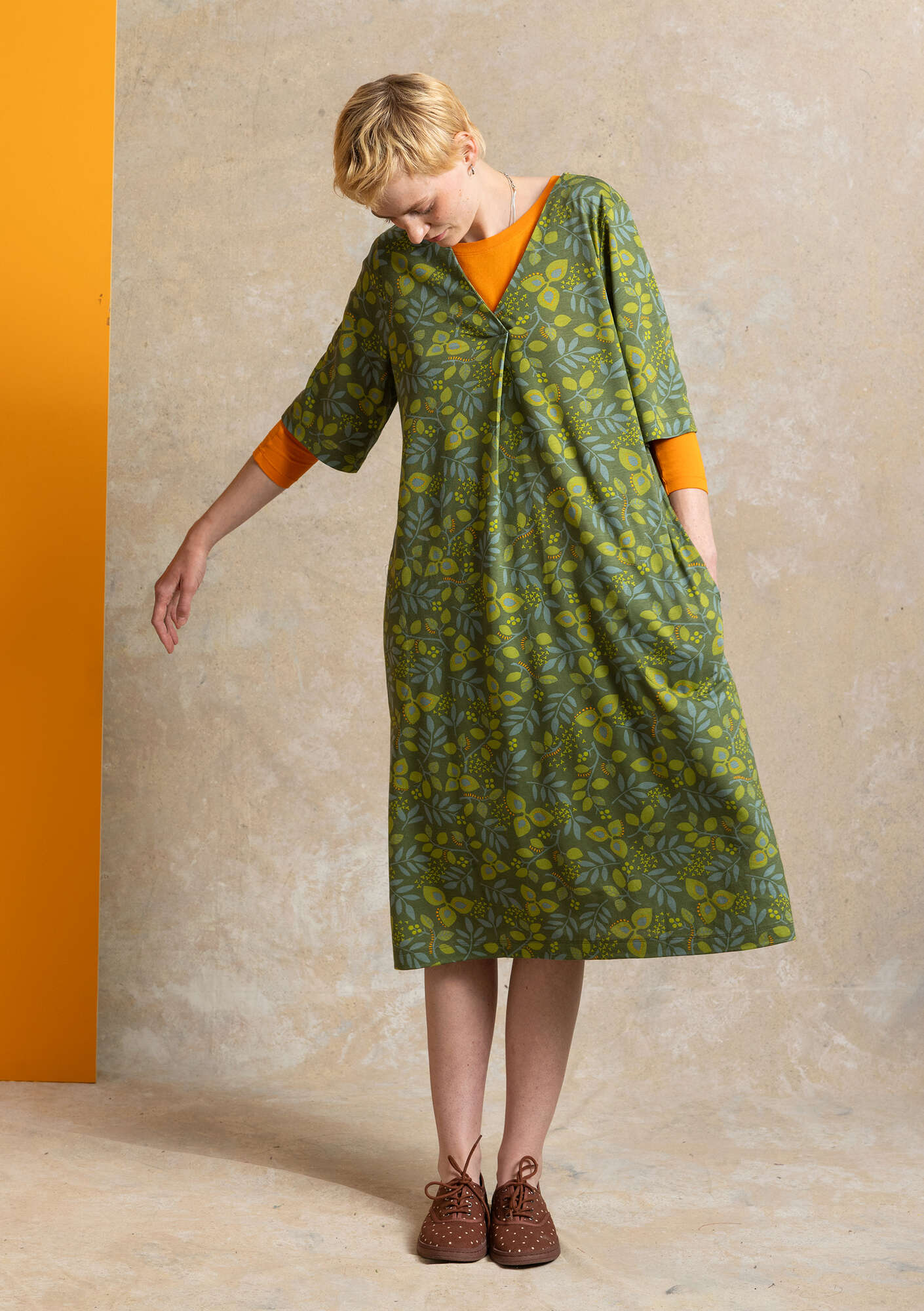 Ophelia” organic cotton/modal jersey dress gudrunsjoden.com