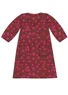 Robe à encolure en V (cranberry/rose S)