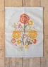 Tapis "Wild rose" en coton biologique (naturel Taille unique)