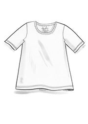 “Jane” T-shirt in organic cotton/spandex