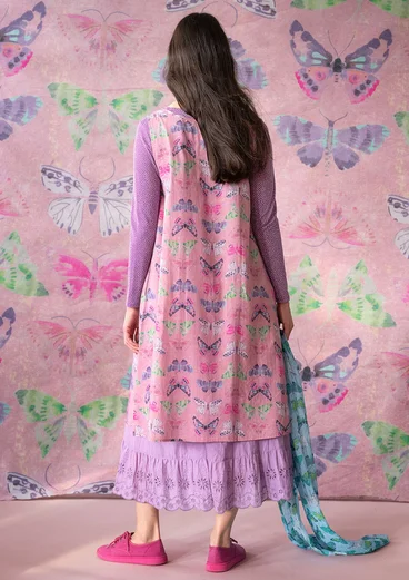 “Fjäril” organic cotton dress - dusky pink