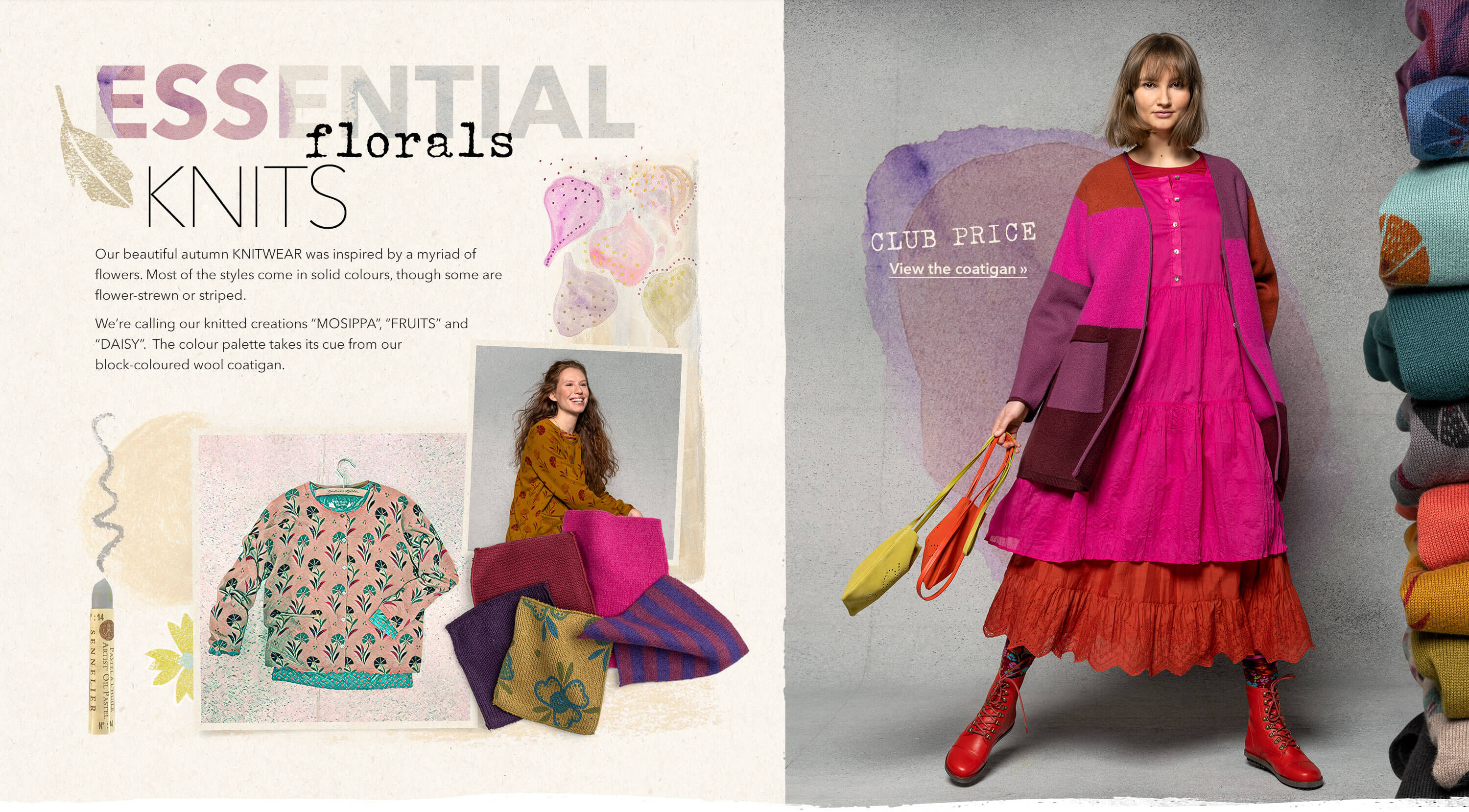Essential knits – florals
