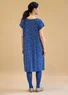 Jerseykleid „Jane“ aus Bio-Baumwolle/Elasthan (dunkellupine-gemustert XL)