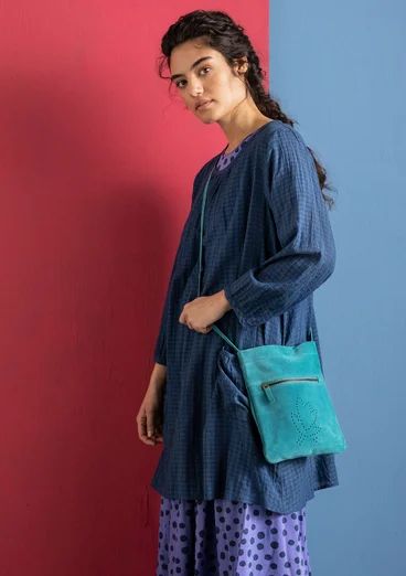 Tunique en tissu de coton/modal/viscose - indigo