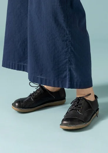 Chaussures en cuir nappa - noir