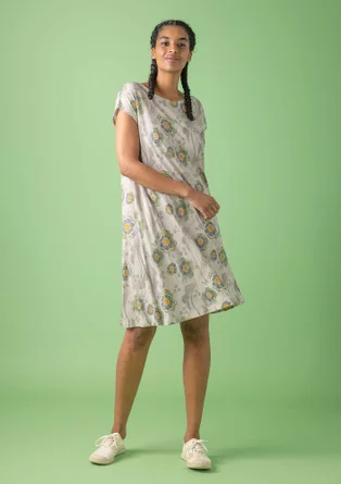 Tricot tuniek "Nypon" van biologisch katoen/modal - olifantgrijs