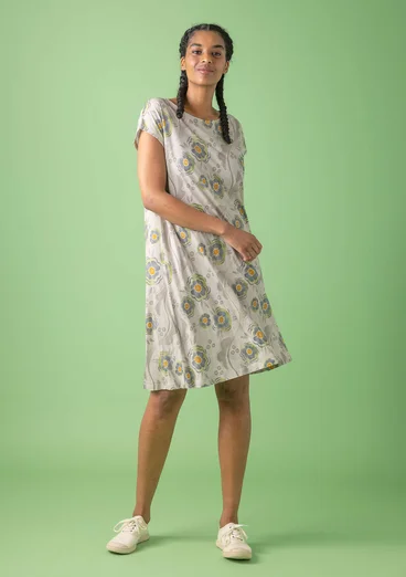 Tricot tuniek "Nypon" van biologisch katoen/modal - olifantgrijs