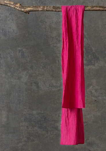 Cotton/silk shawl - dark hibiscus