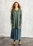 “Rut” woven viscose/linen skirt (verona green XL)