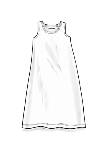 “Shikara” organic cotton/modal jersey-fabric dress - asparagus