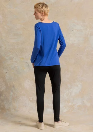 Trikåleggings ”Bianca” i lyocell/elastan - svart