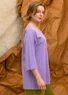 Gemusterte oder einfarbige Jerseytunika „Frida“ aus Bio-Baumwolle (puderlila XL)