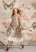 Robe "Fjäril" en coton biologique - plumes
