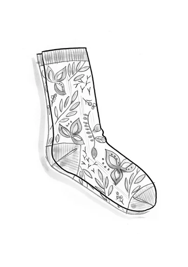 Chaussettes ”Ophelia” en coton biologique - multicolore
