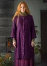 Robe en lin tissé (allium M)