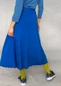 “Pytte” jersey skirt made of organic cotton/modal/elastane (klein blue S)