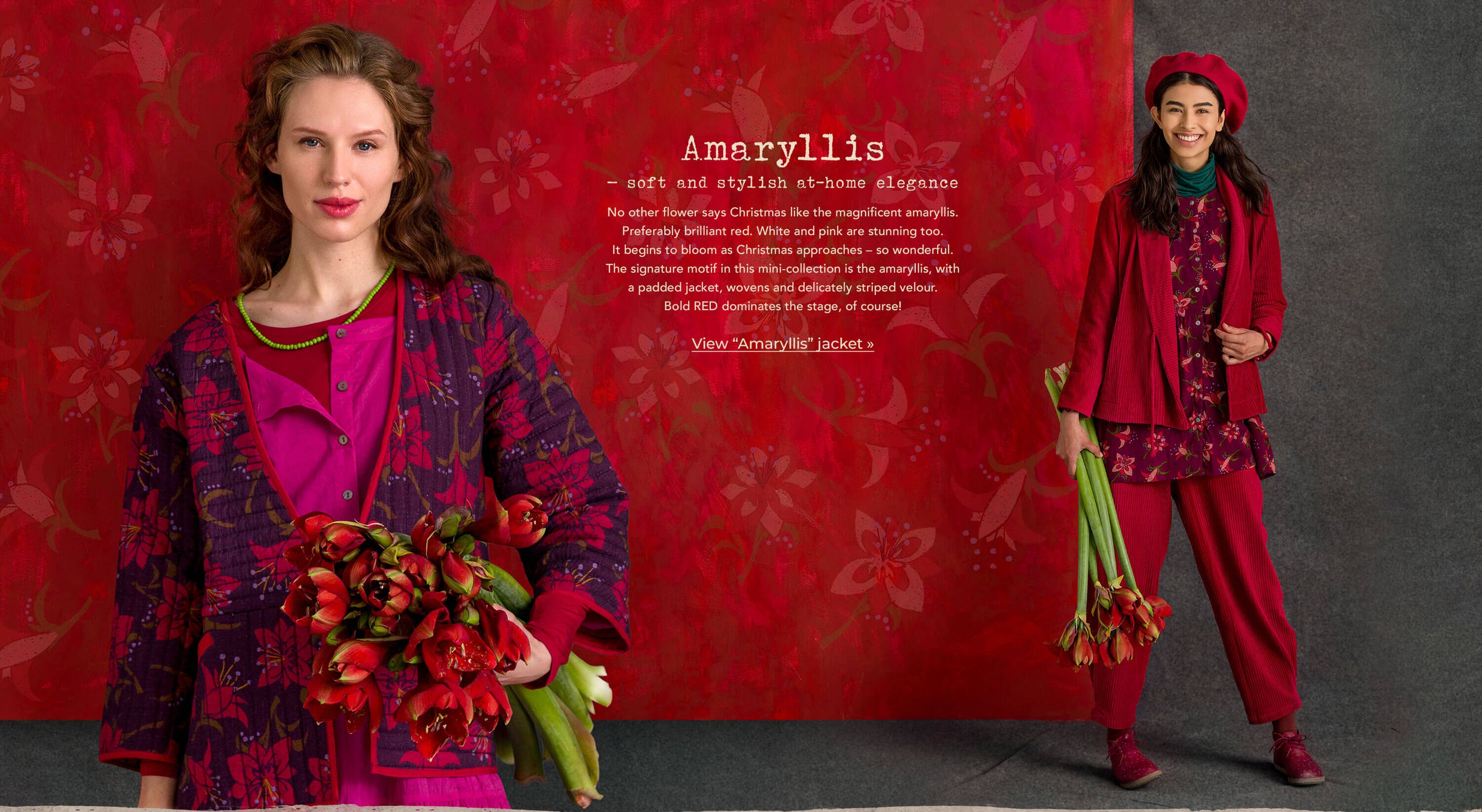 “Amaryllis” organic cotton jacket »