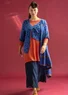 “Morr” cardigan in an alpaca blend and recycled/organic cotton (porcelain blue S)