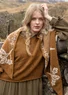 Strickpullover „Hildur“ aus Wolle (messing-melange L)