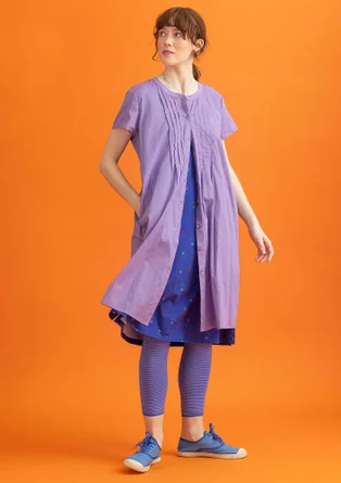 Robe en coton biologique tissé - jacinthe