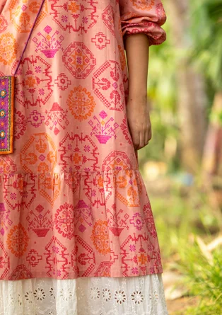 Webkleid „Poesi“ aus Bio-Baumwolle - aschrosa