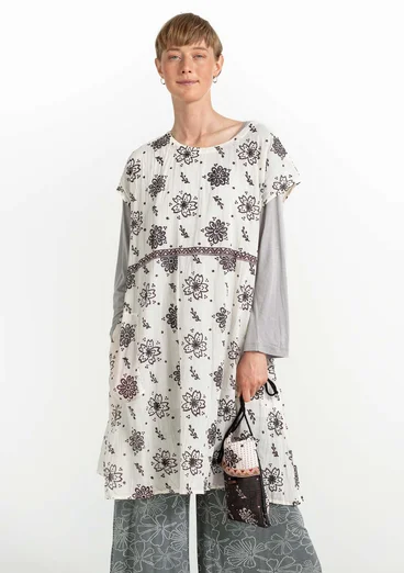Kleid „Mallika“ aus Öko-Baumwolle - vanille