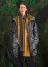 Parka "Petronella" en coton recyclé/biologique (gris cendré/motif XS)