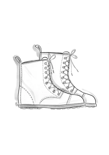 Bottines en cuir nappa -